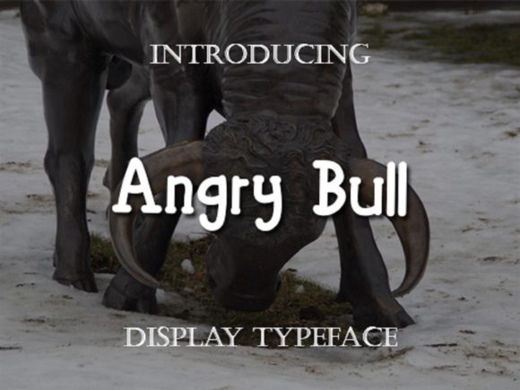 Angry Bull: A Bold Display Font for Modern Branding Projects