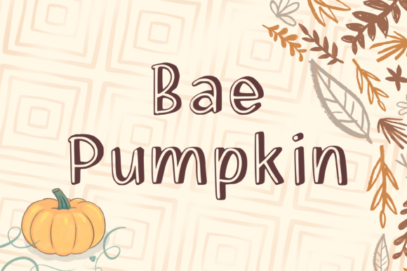 Bae Pumpkin: A Fresh Display Font for Modern Web Design Projects