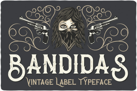 Bandidas: A Bold Display Font for Striking Web Design