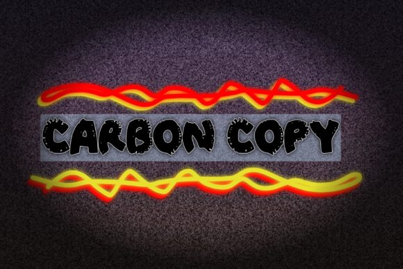 Carbon Copy Font: Playful Display Type for Campaigns