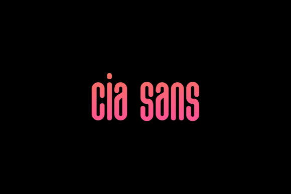 Cia: A Minimalist Display Font for Modern Editorial Design