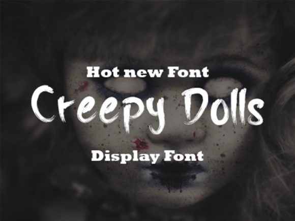 Creepy Dolls: A Spooky Display Font for Editorial Design and Digital Publishing