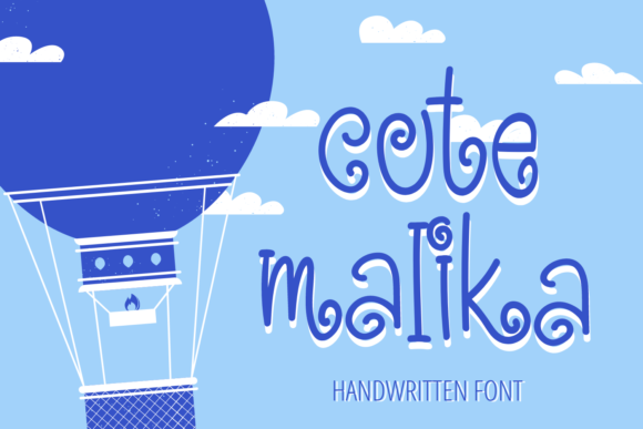 Cute Malika: A Whimsical Display Font for Playful Brand Identities