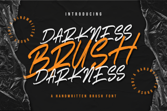 Darkness Brush: A Display Font That Elevates Brand Identity
