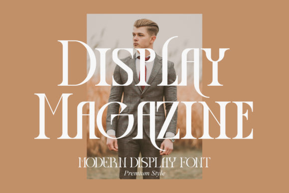 Display Magazine: A Bold Serif Font for Crafters and Makers