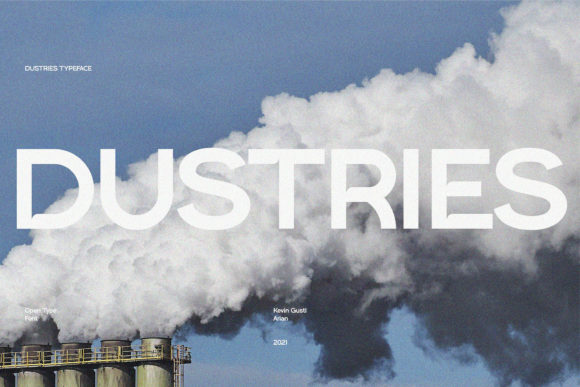 Dustries: A Striking Display Font for Modern Web Design