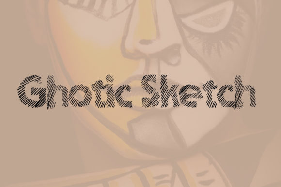 Ghotic Sketch: A Bold Display Font for Creative Web Design