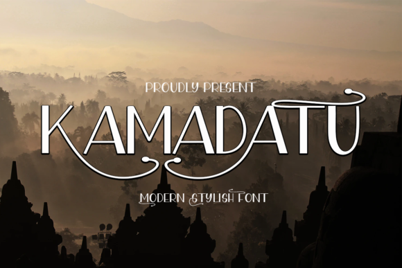 Kamadatu: A Bold Display Font for Modern Marketing Visuals