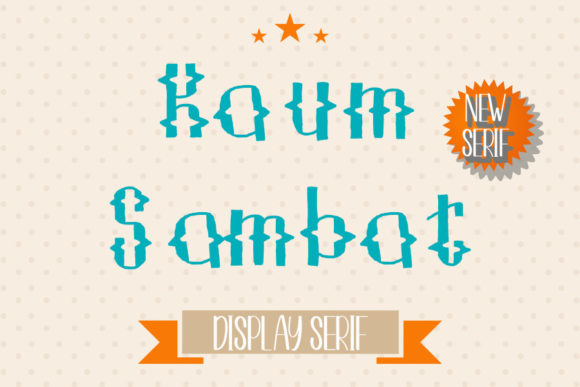 Kaum Sambat: A Charming Display Font for Thoughtful Editorial Design