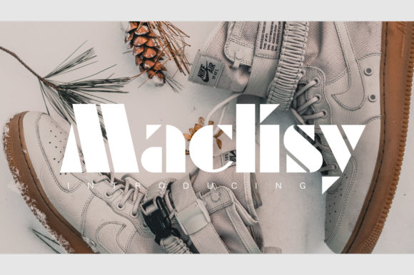 Maclisy Font: Quirky Display Typography for Editorial Design