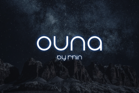 Ouna: A Futuristic Display Font for Modern Web Design
