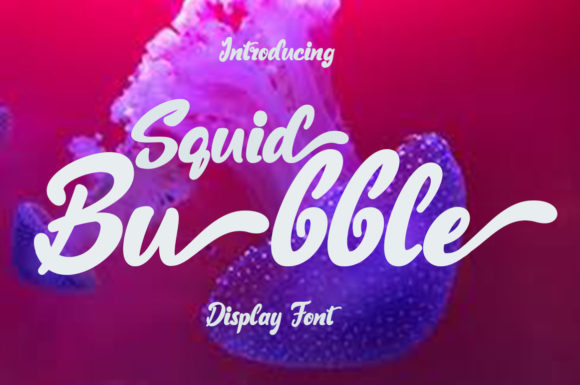 Squid Bubble Font Review for Bold Web Design