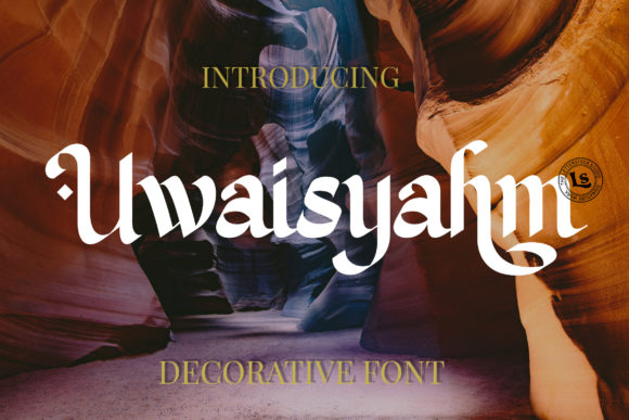 Uwaisyahm: An Elegant Arabic-Styled Display Font for Distinctive Brand Identities