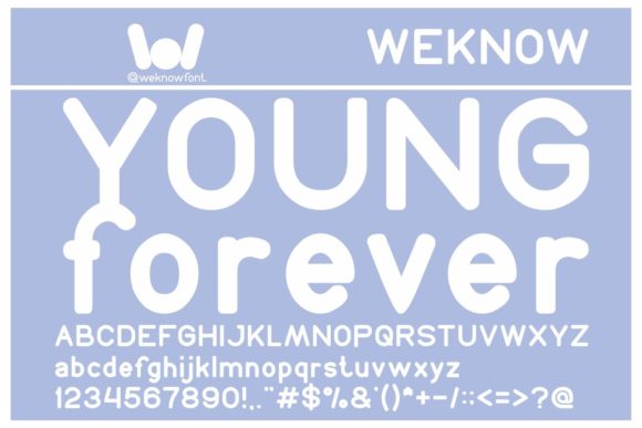 Young and Forever: A Sweet & Versatile Display Font for Makers and Sellers