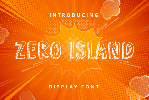 Zero Island: A Bold Display Font for Modern Web Design