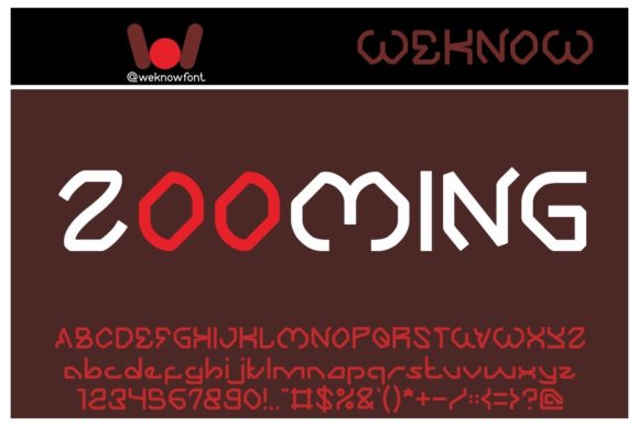 Zooming: A Dynamic Display Font for Modern Editorial Design